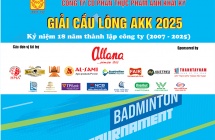 GIẢI CẦU LÔNG AKK MỞ RỘNG 2025