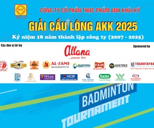 GIẢI CẦU LÔNG AKK MỞ RỘNG 2025